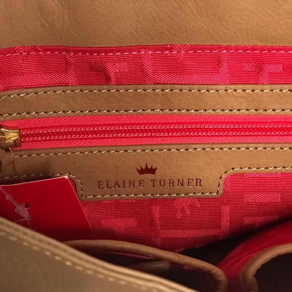 Tan Elaine Turner Clutch - Picture 5 of 7